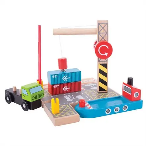 Bigjigs Rail Kontajnerové prekladisko / od 3 rokov