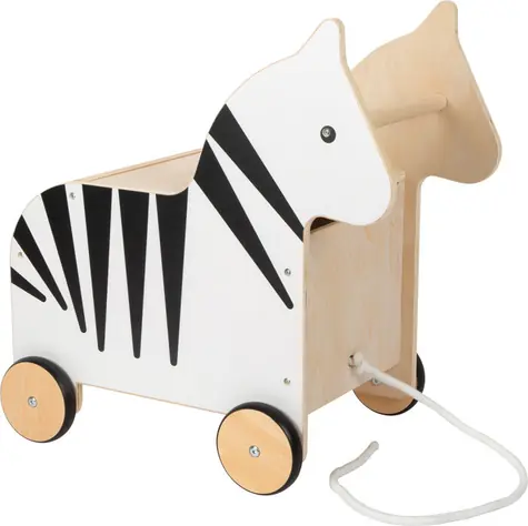 Small Foot Box na hračky ZEBRA „Wildlife“ / od 12 mesiacov