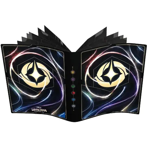 Disney Lorcana: Shimmering Skies - Branded Card Portfólio / album na 252 štandardných kariet / od 8 rokov 