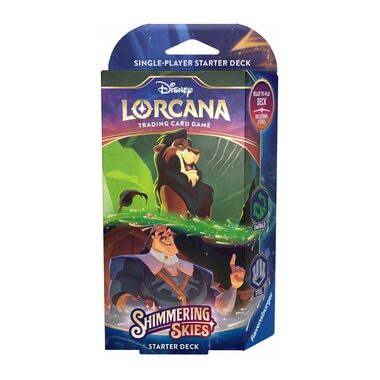 Disney Lorcana: Shimmering Skies - Starter Deck Emerald & Steel / od 8 rokov