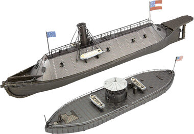 Metal Earth 3D Puzzle Monitor & Merrimack / od 14 rokov