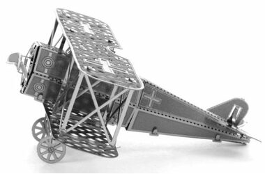 Metal Earth 3D Puzzle Dvojplošník Fokker D-VII / 13 dielikov / od 14 rokov