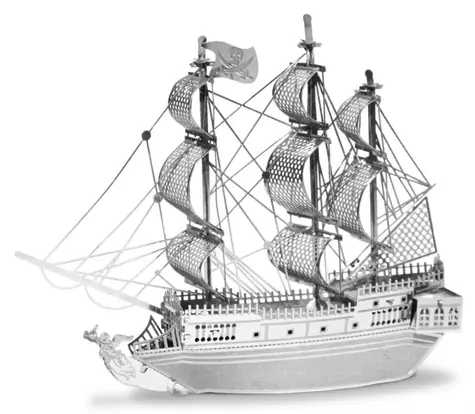 Metal Earth 3D Puzzle Black Pearl (Čierna perla) / 38 dielikov / od 14 rokov