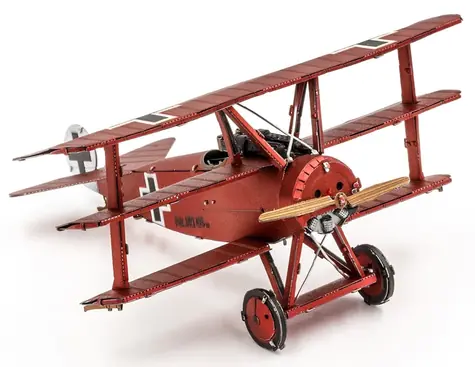 Metal Earth 3D Puzzle Trojplošník Fokker Dr. I / 47 dielikov / od 14 rokov 
