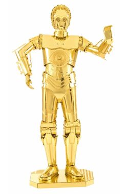 Metal Earth 3D Puzzle Star Wars: C-3PO (zlatý) / 56 dielikov / od 14 rokov