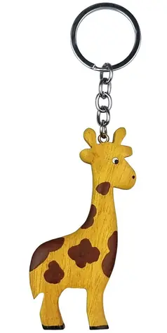 2Kids Toys Drevená kľúčenka veľká Žirafa / od 3 rokov