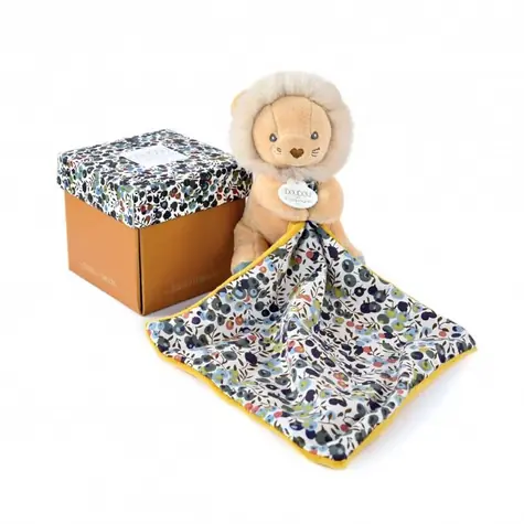 Doudou Darčeková sada - levíček s dečkou 12 cm / od 0 rokov