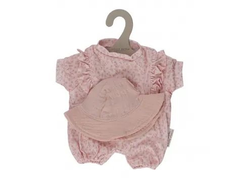 Little Dutch Oblečenie na bábiku Baby Pink Floral / od 18 mesiacov