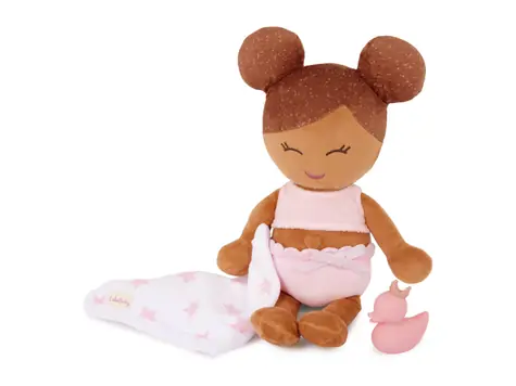 B-Toys Bábika plyšová do vane Lulla Baby LIght Brown Hair / od 2 rokov