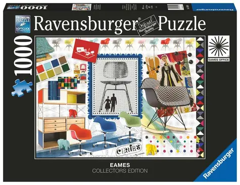 Ravensburger Spektrálny dizajn Eames / 1000 dielikov / od 14 rokov