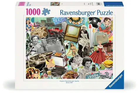 Ravensburger 50. roky / 1000 dielikov / od 14 rokov