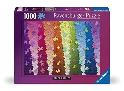 Ravensburger Farebné puzzle / 1000 dielikov / od 14 rokov
