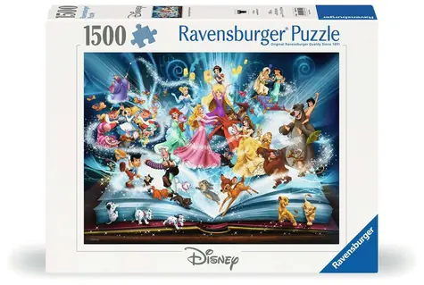 Ravensburger Disney: Rozprávková kniha / 1500 dielikov / od 14 rokov