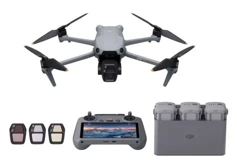 DJI Air 3S Fly More Combo (DJI RC 2) / kvadrokoptéra - dron / Duálna 4K@60FPS kamera / RC 2 ovládač / 3x Aku 