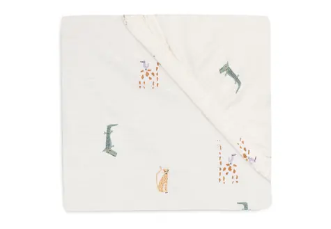 Jollein Prestieradlo napínacie 120x60 cm Jungle Jambo