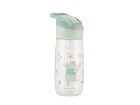 KikkaBoo Hrnček so silikónovým náustkom 450ml 12m+ Music Fest Mint / od 12 mesiacov