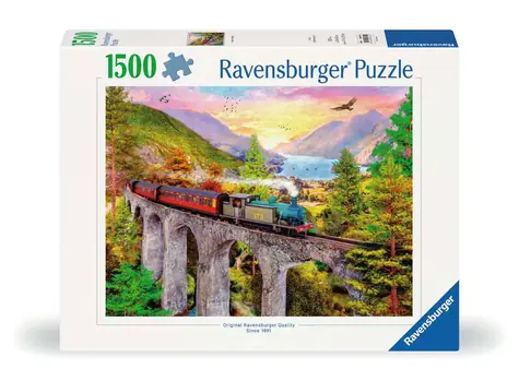Ravensburger Jesenná jazda vlakom / 1500 dielikov / od 14 rokov