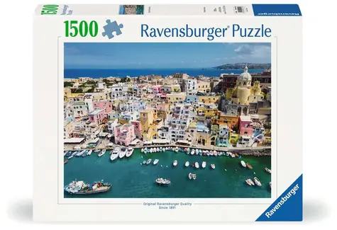 Ravensburger Ostrov Procida - Taliansko / 1500 dielikov / od 14 rokov