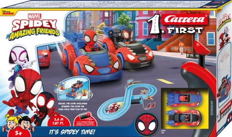 Carrera 63049 FIRST Spidey Web Spin / Autodráha / Dĺžka okruhu 2.4 m / od 3 rokov