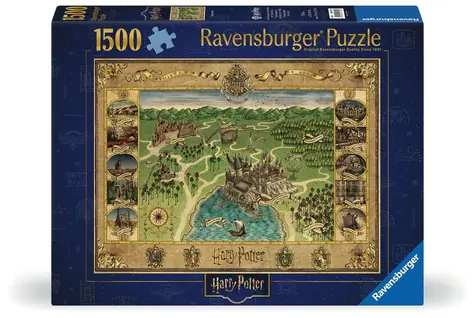 Ravensburger Harry Potter: Mapa Rokfortu - 1500 dielikov / od 14 rokov