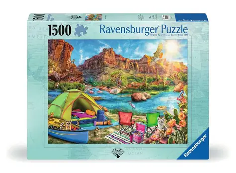 Ravensburger Kempovanie v kaňone / 1500 dielikov / od 14 rokov