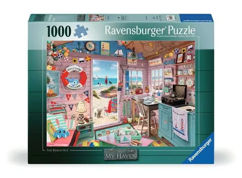 Ravensburger Plážová chata môj raj / 1000 dielikov / od 14 rokov