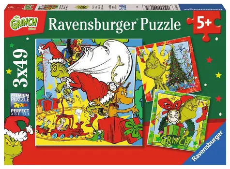 Ravensburger Grinch - 3x49 dielikov / od 5 rokov