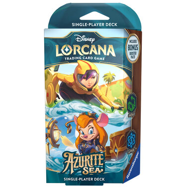 Disney Lorcana: Azurite Sea - Emerald & Sapphire Starter Deck / od 8 rokov