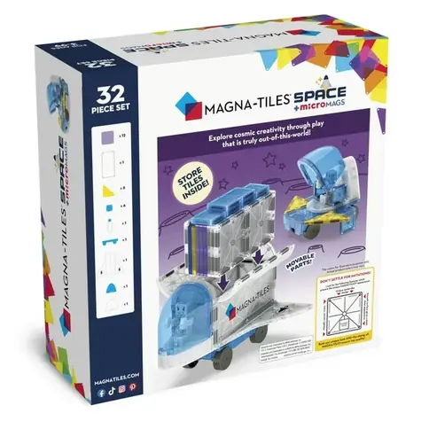 MAGNA-TILES® Magnetická stavebnica - Space 32 ks / od 3 rokov