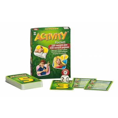 Piatnik Activity Pocket (CZ, SK) / Dĺžka hry: 60 minút / Počet hráčov: 3 - 16 / od 12 rokov