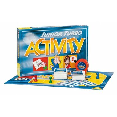 Piatnik Activity JUNIOR TURBO (CZ, SK) / Dĺžka hry: 40 minút / Počet hráčov: 3 - 16 / od 8 rokov