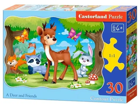 Castorland Koloušek a jeho priatelia / 30 dielikov / od 4 rokov