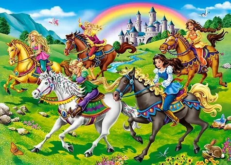 Castorland 27507 Princezné na vychádzke / 260 dielikov / od 8 rokov