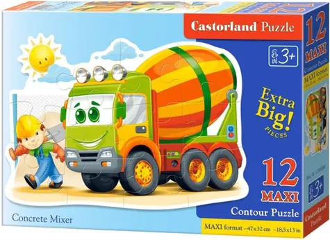 Castorland 120086 Miešačka na betón MAXI / 12 dielikov / od 3 rokov