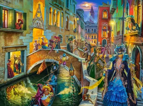 Castorland 300662 Karneval Banátkach / 3000 dielikov / od 9 rokov