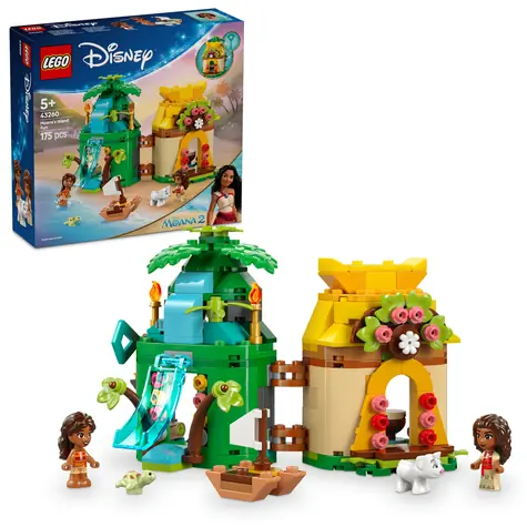 LEGO® | Disney Princess 43260 Vaiana a zábava na ostrove / Počet dielikov: 175 / od 5 rokov