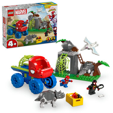 LEGO® MARVEL 11199 Spideyho tím a záchrana dinosaurov s truckom / Počet dielikov: 136 / od 4 rokov