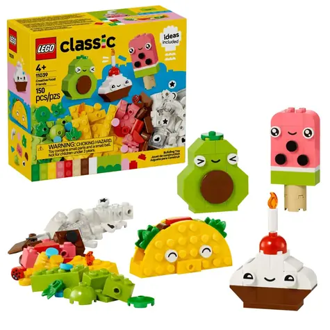 LEGO® Classic 11039 Kreatívne jedlo / Počet dielikov: 150 / od 4 rokov