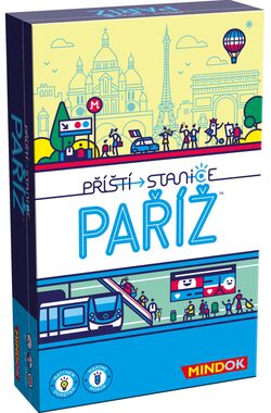 Mindok rodinná hra Budúca stanica Paríž / od 8 rokov / 1-4 hráčov
