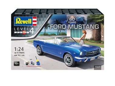 Revell Darčeková sada Ford Mustang k 60. výročiu / Plastikový model / 1:24