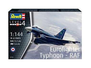 Revell letún Eurofighter Typhoon RAF / Plastikový model / 1:144