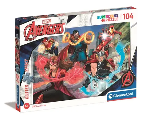 Clementoni Trblietavé puzzle MARVEL: Avengers / 104 dielikov / od 6 rokov