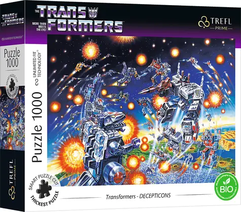 Trefl - Puzzle - UFT Transformers: Deceptikoni / 1000 dielikov / 68.3 x 48 cm / vek 12+