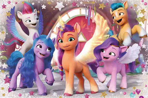 Trefl - Puzzle - My Little Pony: Šťastný deň MAXI / 24 dielikov / 60 x 40 cm / vek 3+