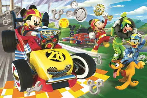 Trefl - Puzzle - Mickey a pretekári / 60 dielikov / 33 x 22 cm / vek 4+