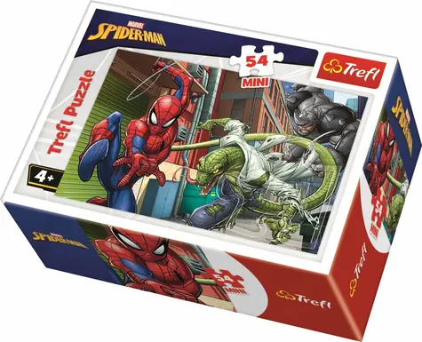 Trefl - Puzzle - Spiderman: Proti zločincom / 54 dielikov / 20 x 13 cm / vek 4+