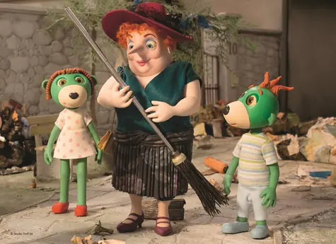 Trefl - Puzzle - Treflíci: S tetičkou / 20 dielikov / 22 x 16 cm / vek 3+