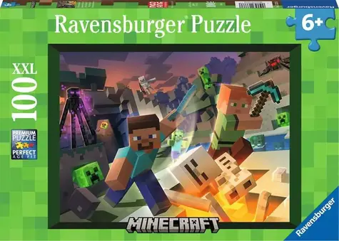 Ravensburger Minecraft / 100 dielikov / od 6 rokov