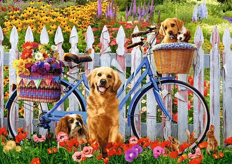 Trefl - Puzzle - Psie dobrodružstvo / 500 dielikov / 48 x 34 cm / vek 10+