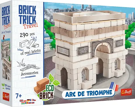 Trefl - Stavebnica - BRICK TRICK Travel: Víťazný oblúk L / 290 dielov / vek 7+